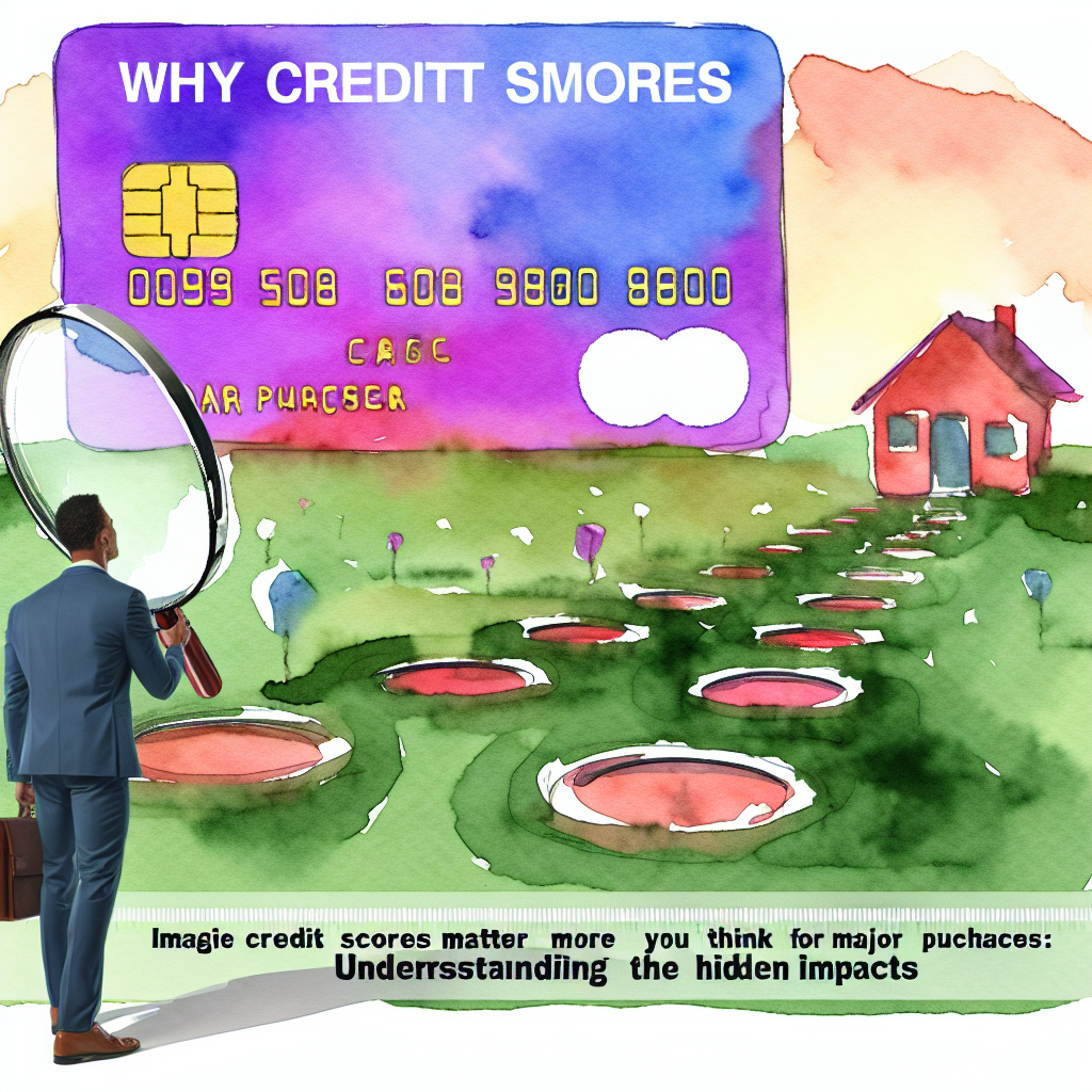 Why Credit Scores Matter More Than You Think for Major Purchases: Understanding the Hidden Impacts